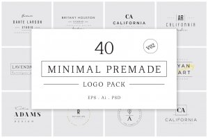 Minimal Premade Logos Version 2