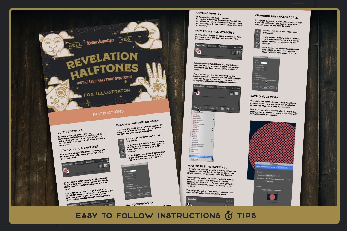 Revelation Halftones for Illustrator