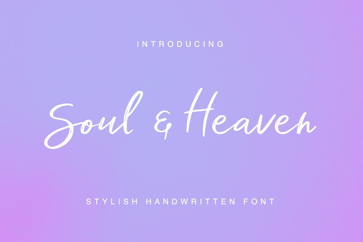 Soul & Heaven Stylish Handwritten Script