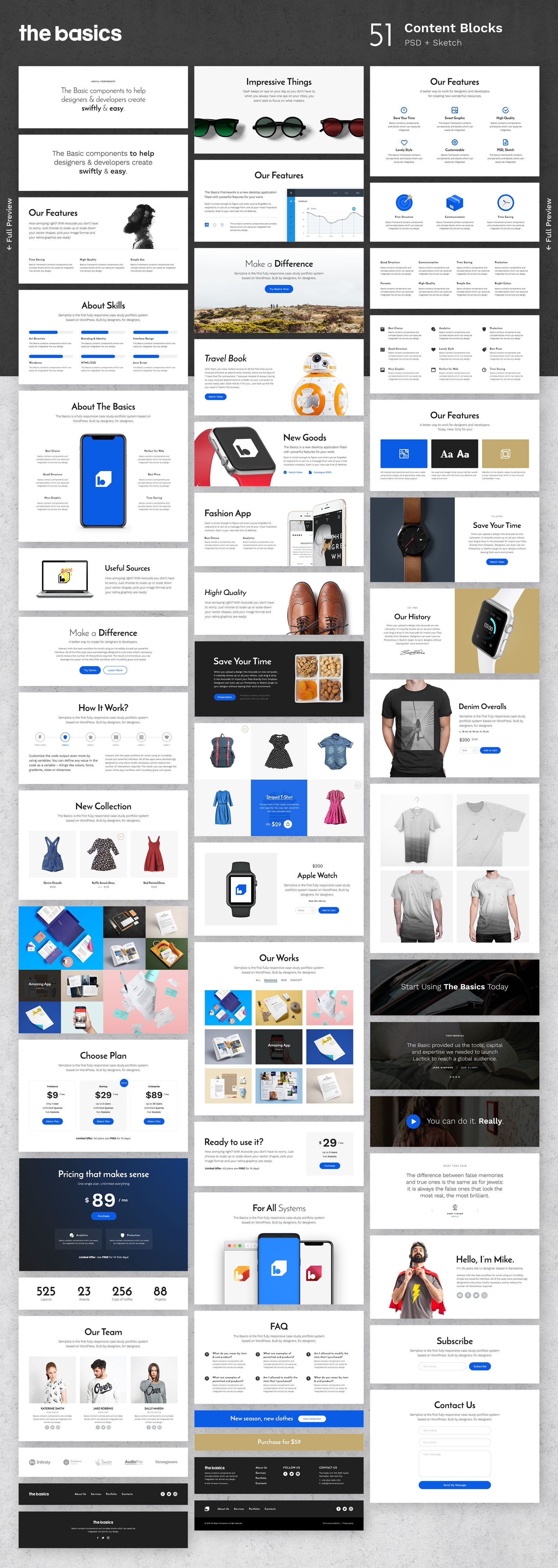 The Basics Web UI Kit