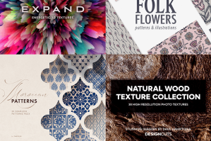 Totally Vibrant Textures and Patterns Bundle