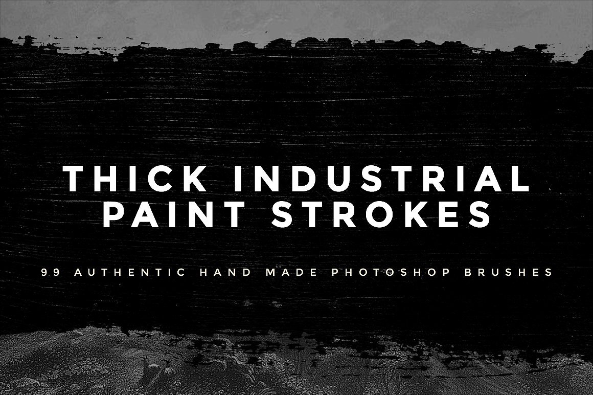 99 Thick Industrial Paint Stroke Brushes