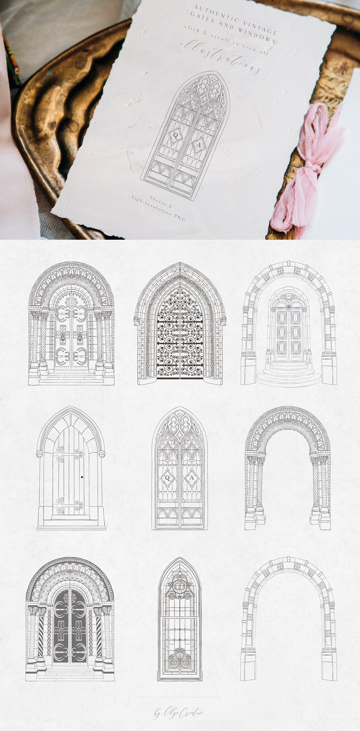 Ancient Elegance - Gates and Windows