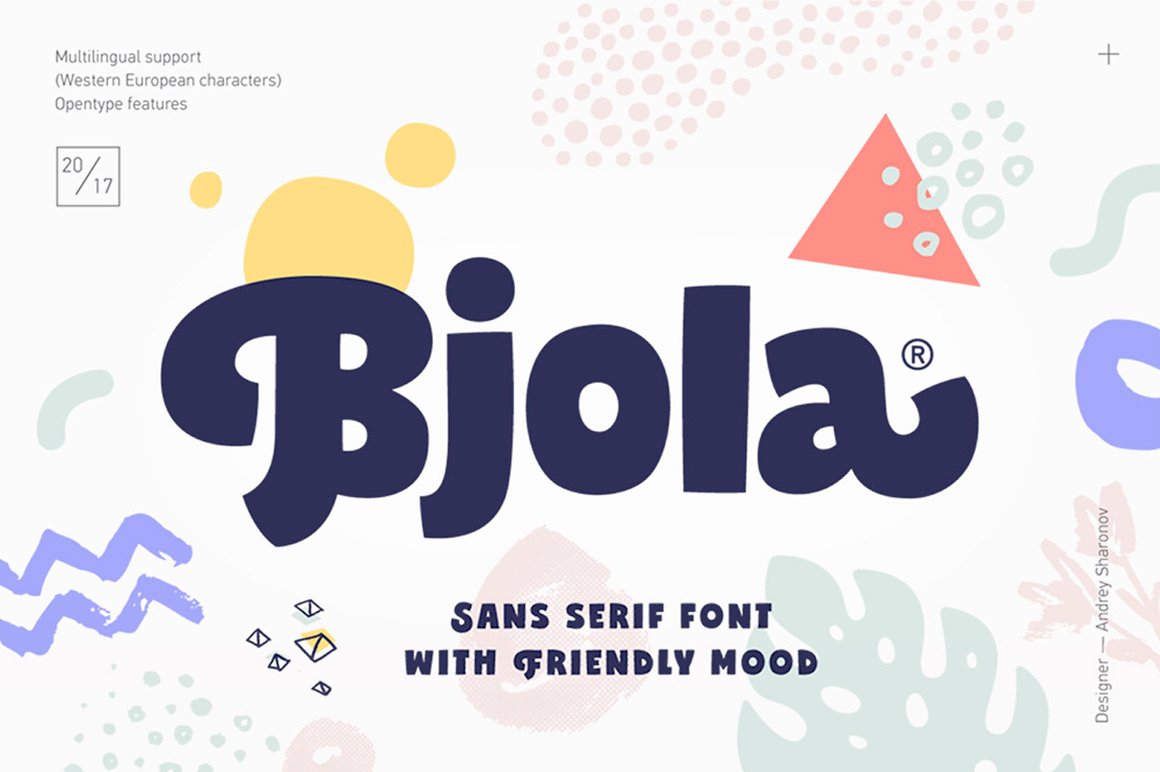 Bjola Sans Serif