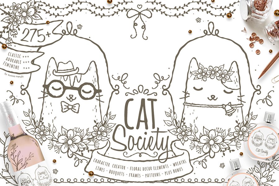 Cat Society - Cute Character Creator