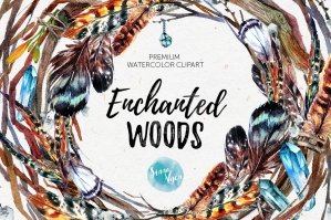 Enchanted Woods Watercolor Set
