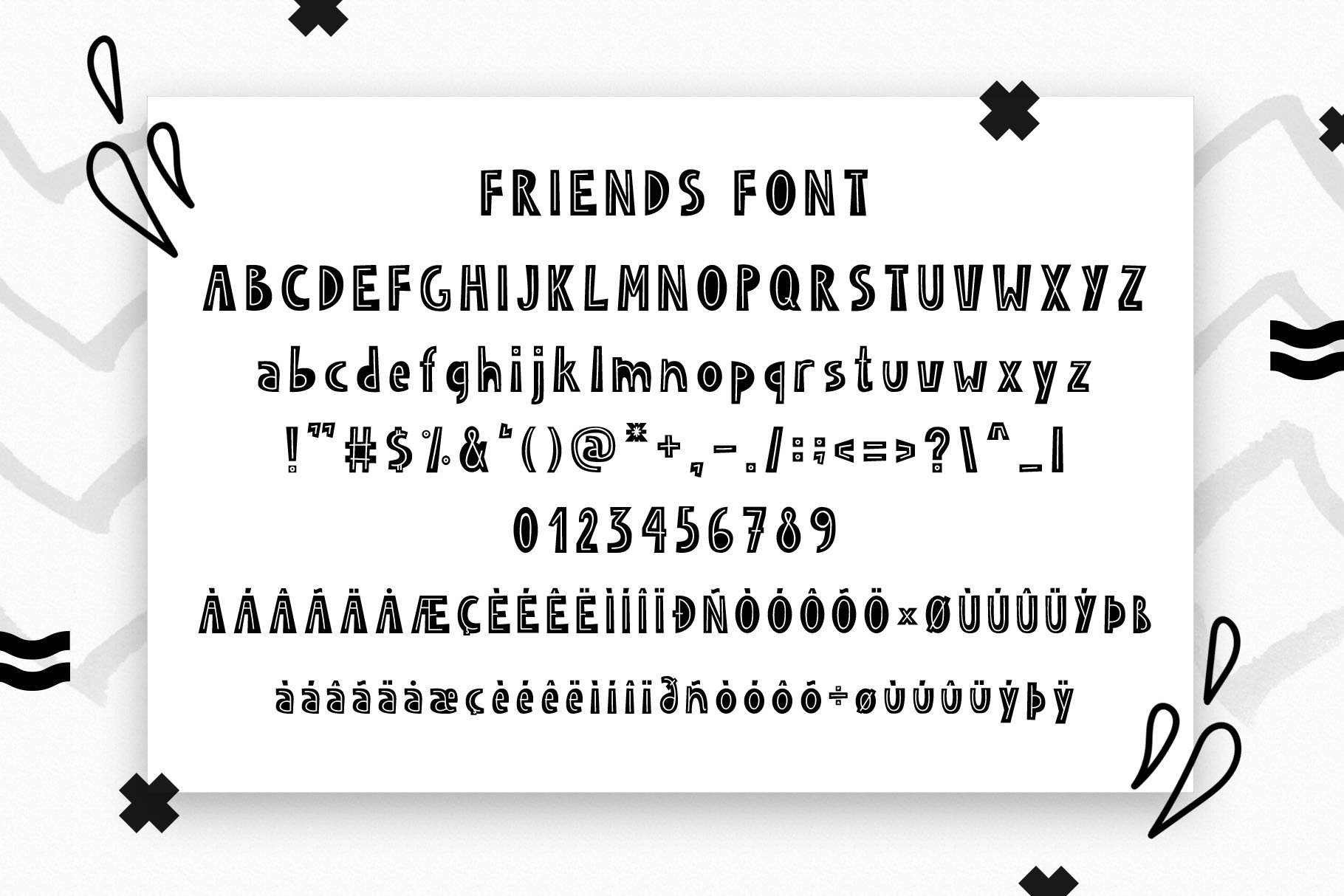 Friends Forever Font Duo