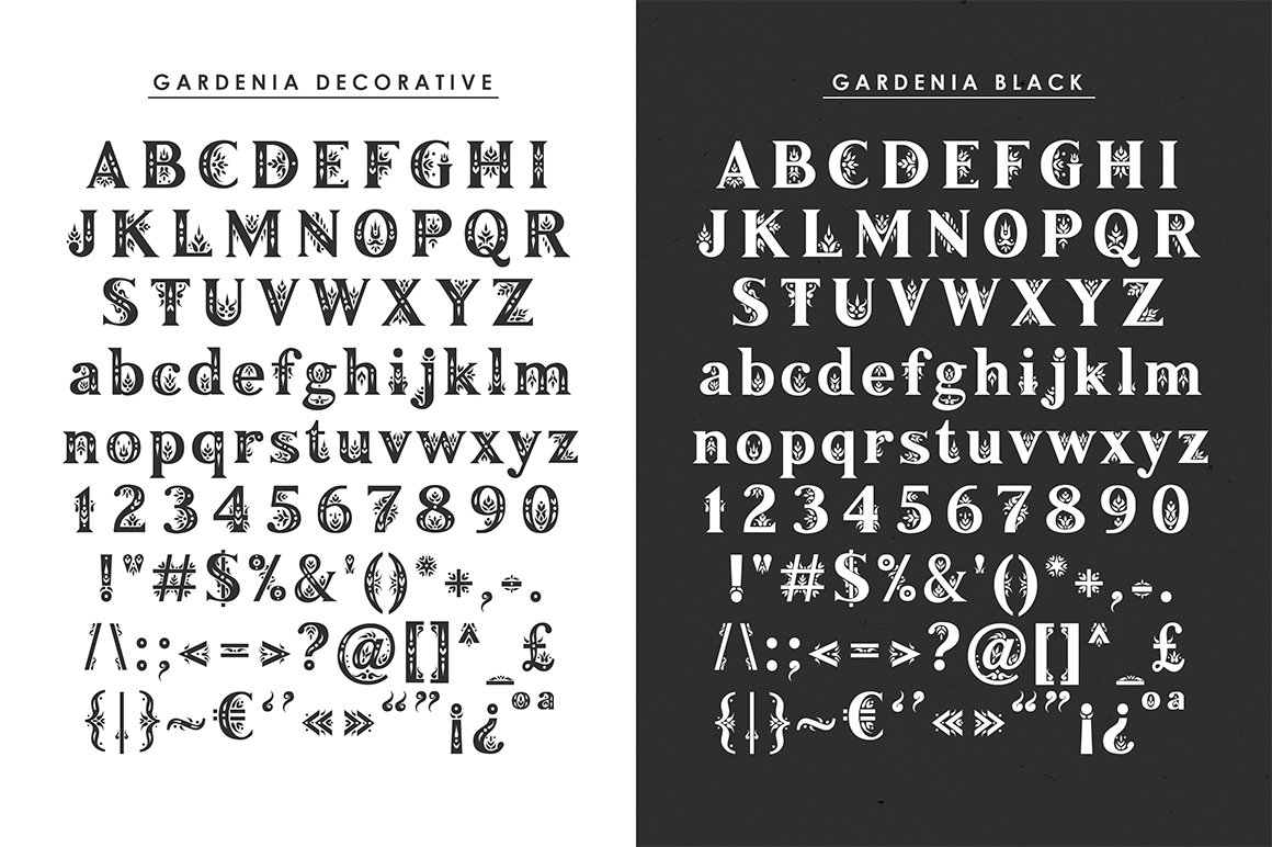 Gardenia Serif Font Family
