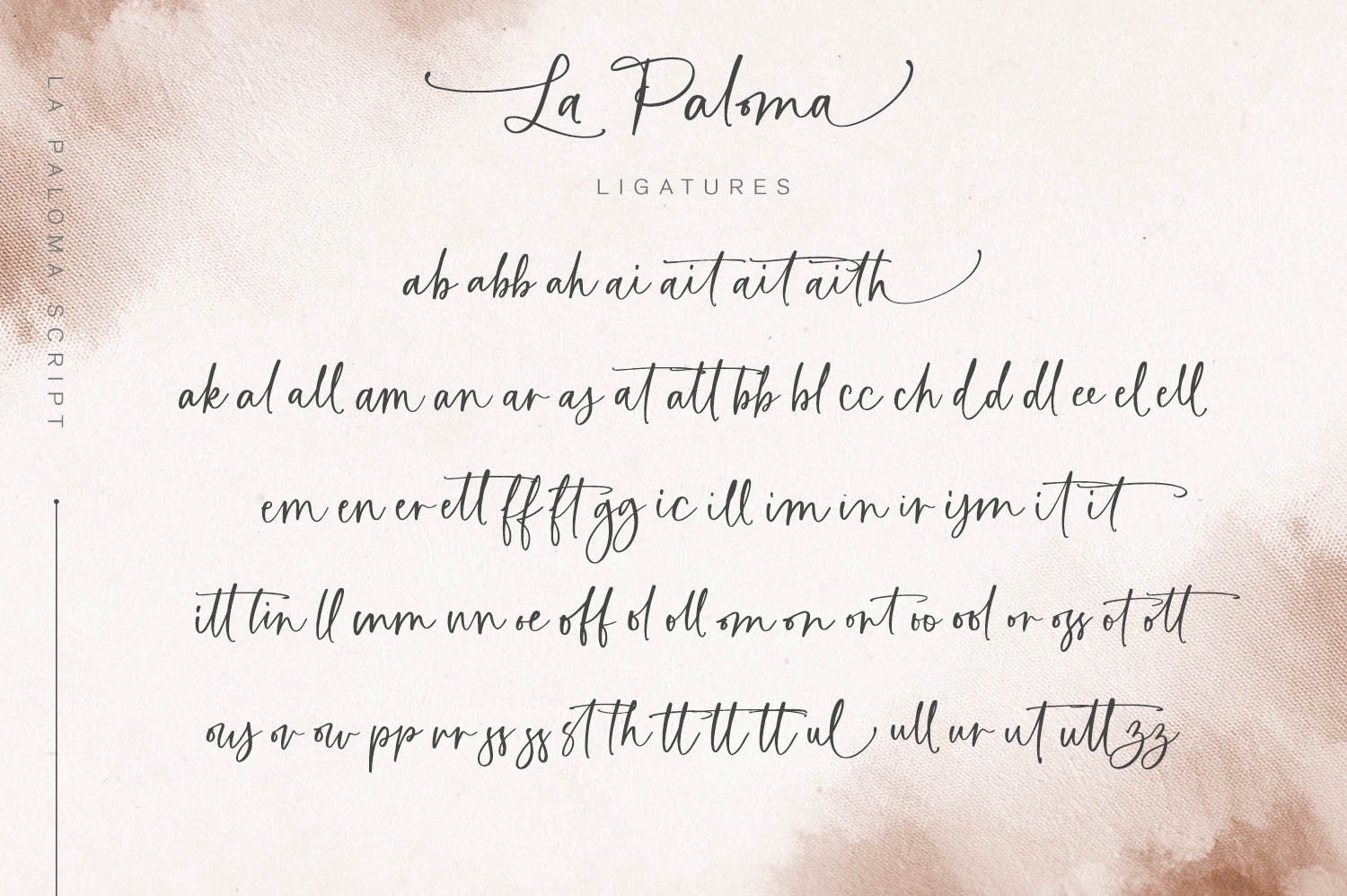 La Paloma Script And Catchwords