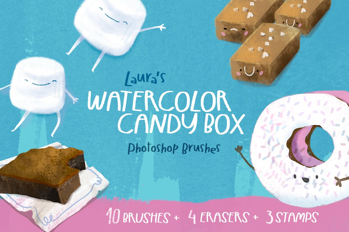 Laura's Watercolor Candy Box Brushes