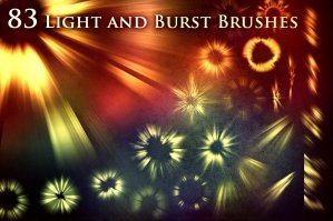 83 Light And Burst Brushes