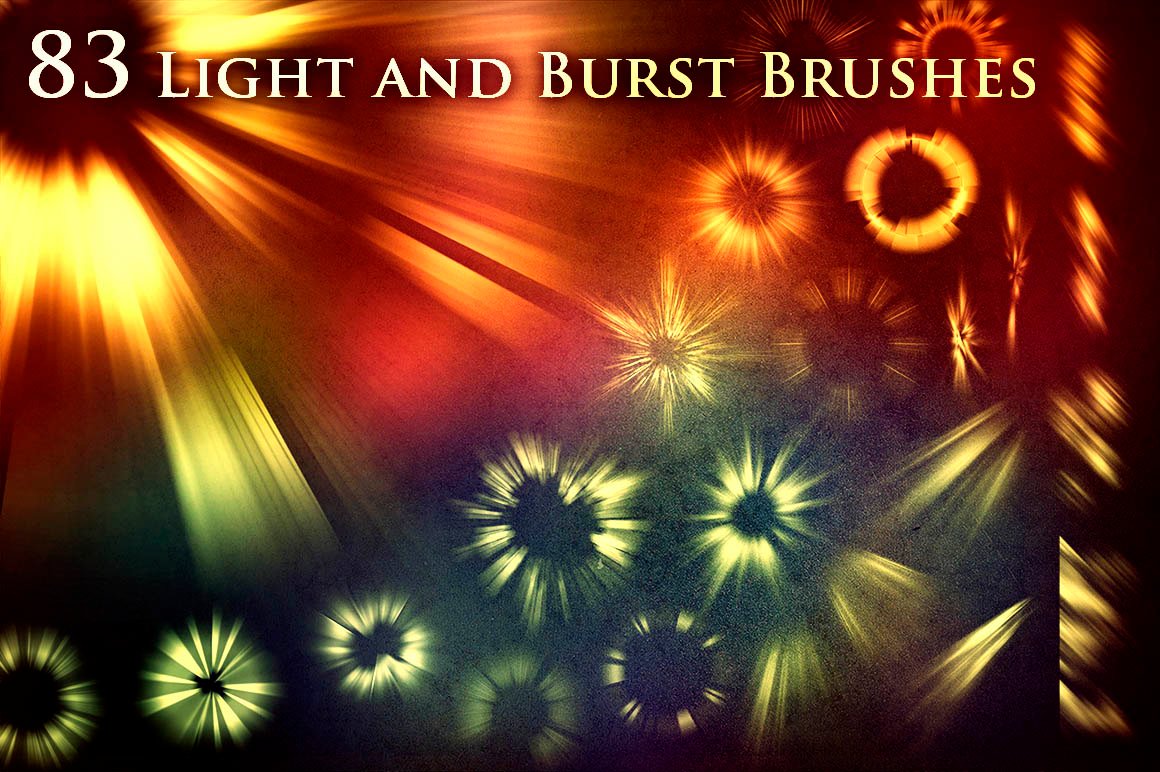 83 Light And Burst Brushes