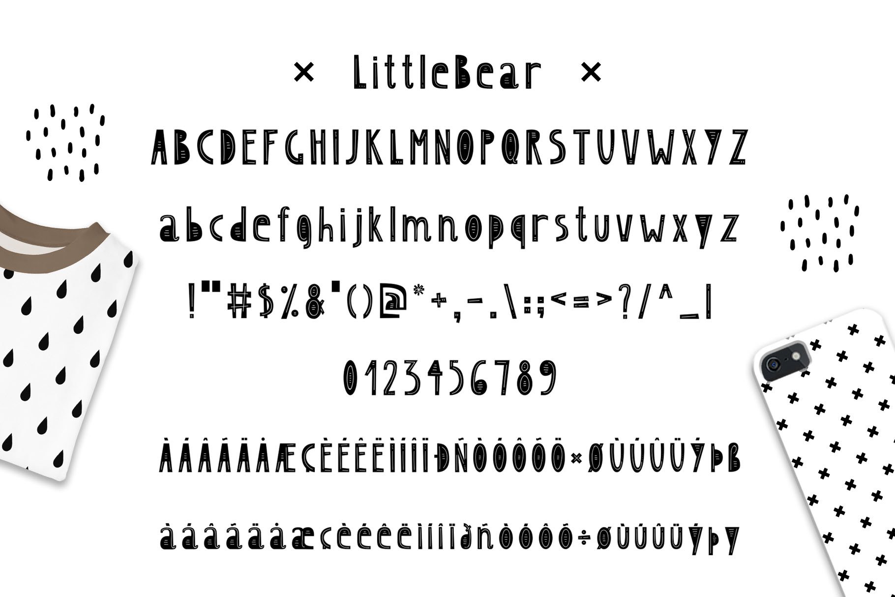 Little Bear And Little Mouse Font Duo