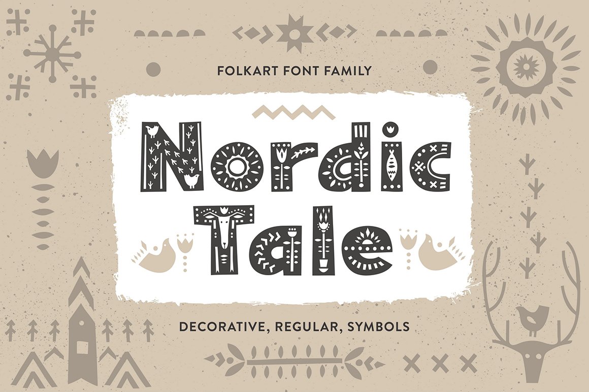 Nordic Tale Folkart Font Family