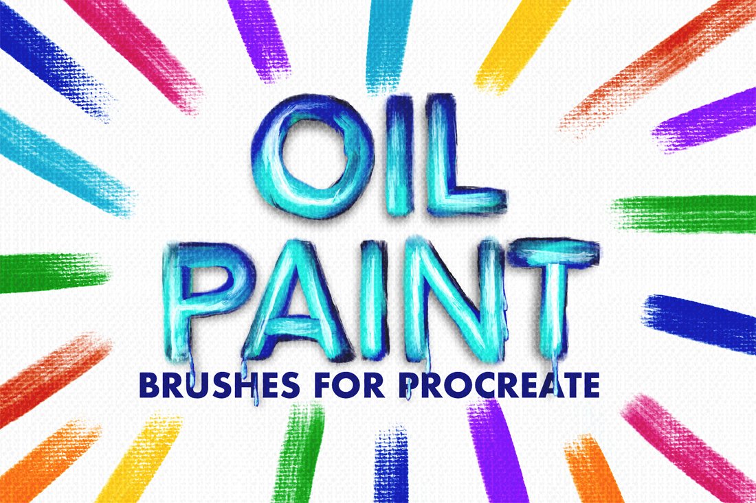Oil Paint Brush Set
