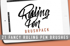 Ruling Pen Brushpack For Procreate