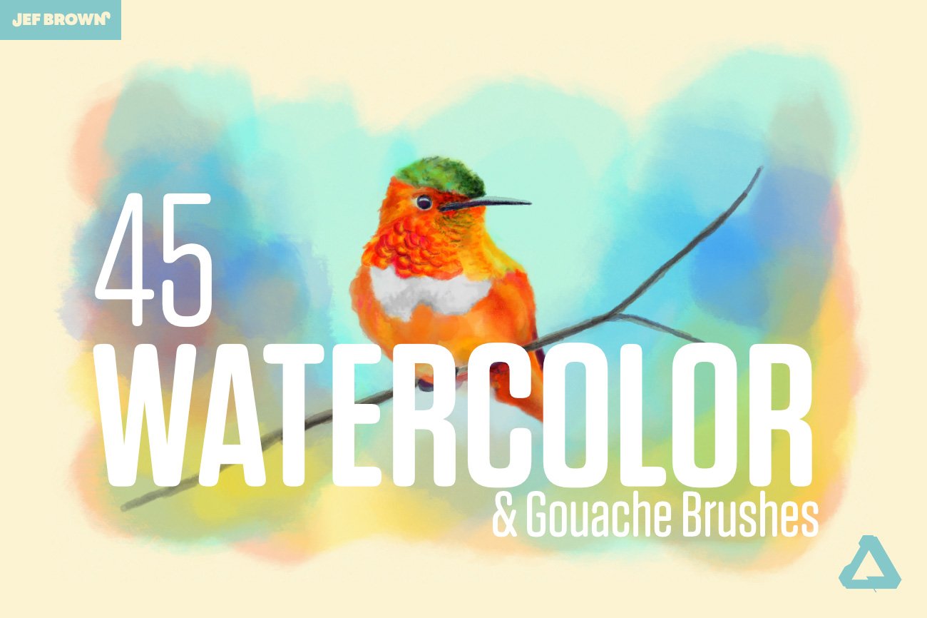 Watercolor & Gouache brushes for Affinity