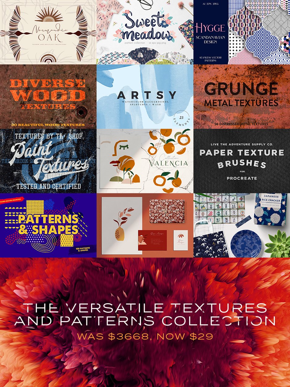 The Versatile Textures and Patterns Collection