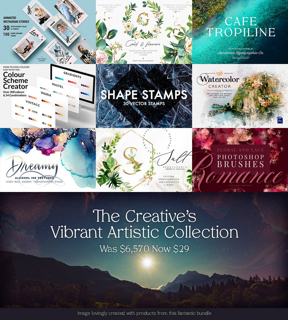 The Creative's Vibrant Artistic Collection