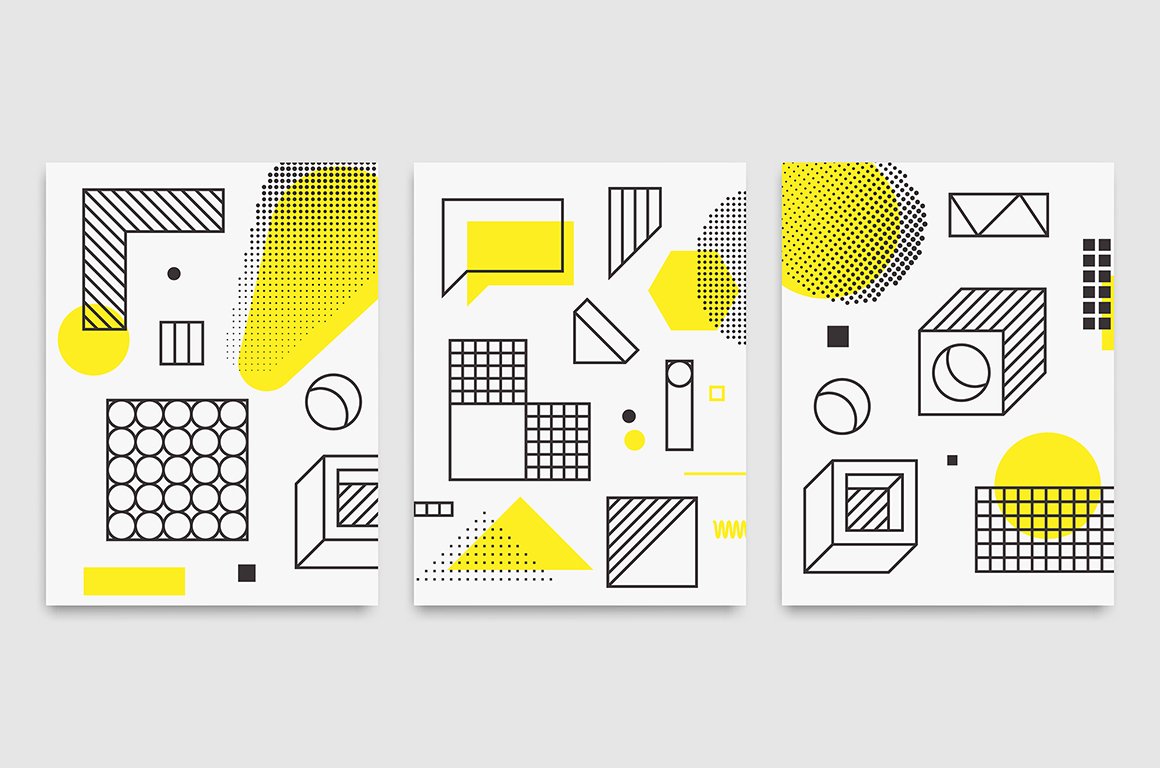 78 Geometric Shapes & 22 Posters
