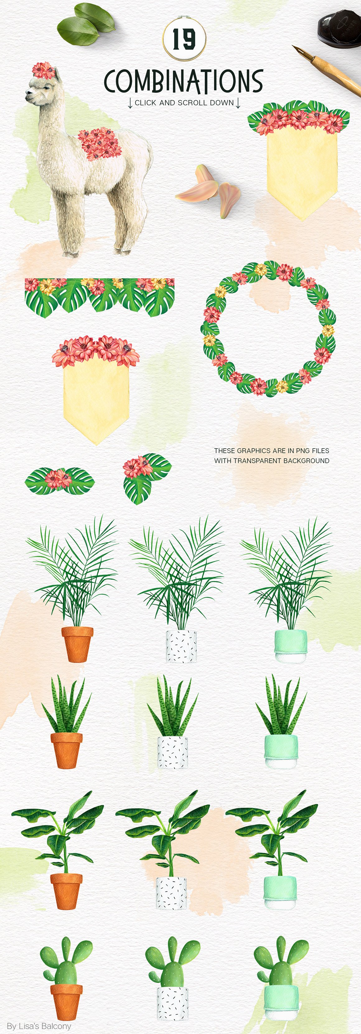 Cacti and Animals - Design Kit