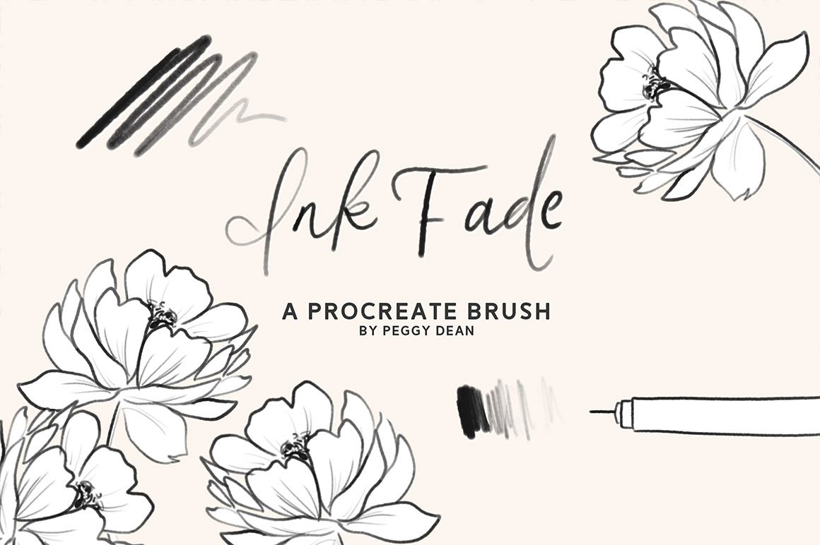 Drawing Ink Procreate Brush Pack