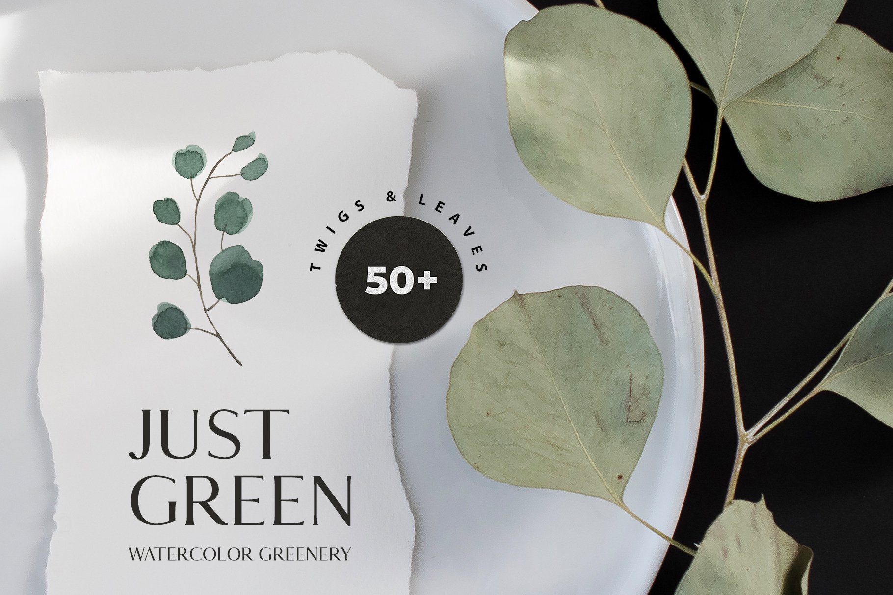 Just Green - Watercolor Collection
