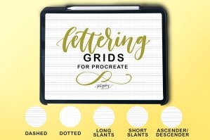 Lettering Grids for Procreate