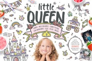 Little Queen - Cute Princess Graphics