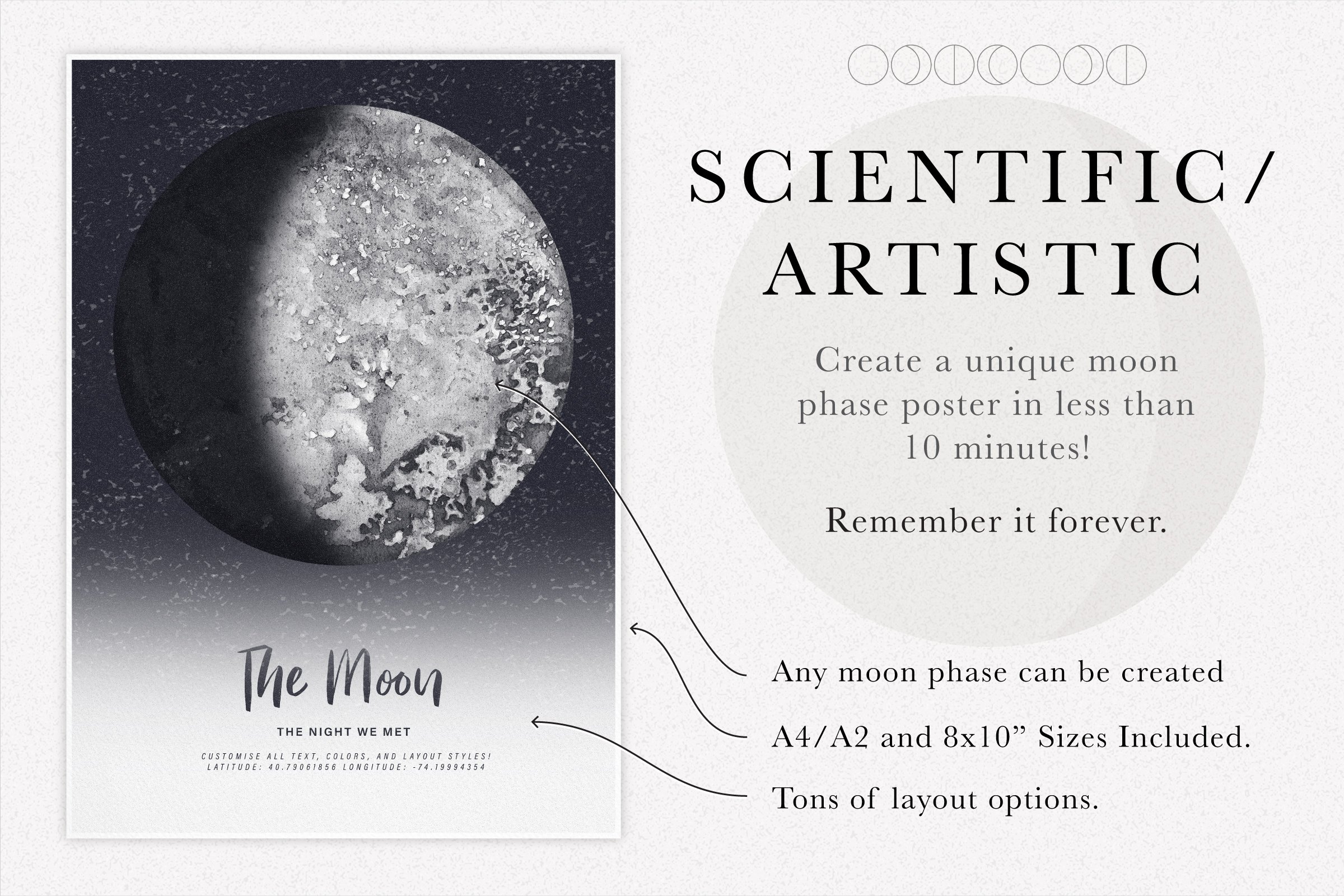 Lunar Phase Poster Creator
