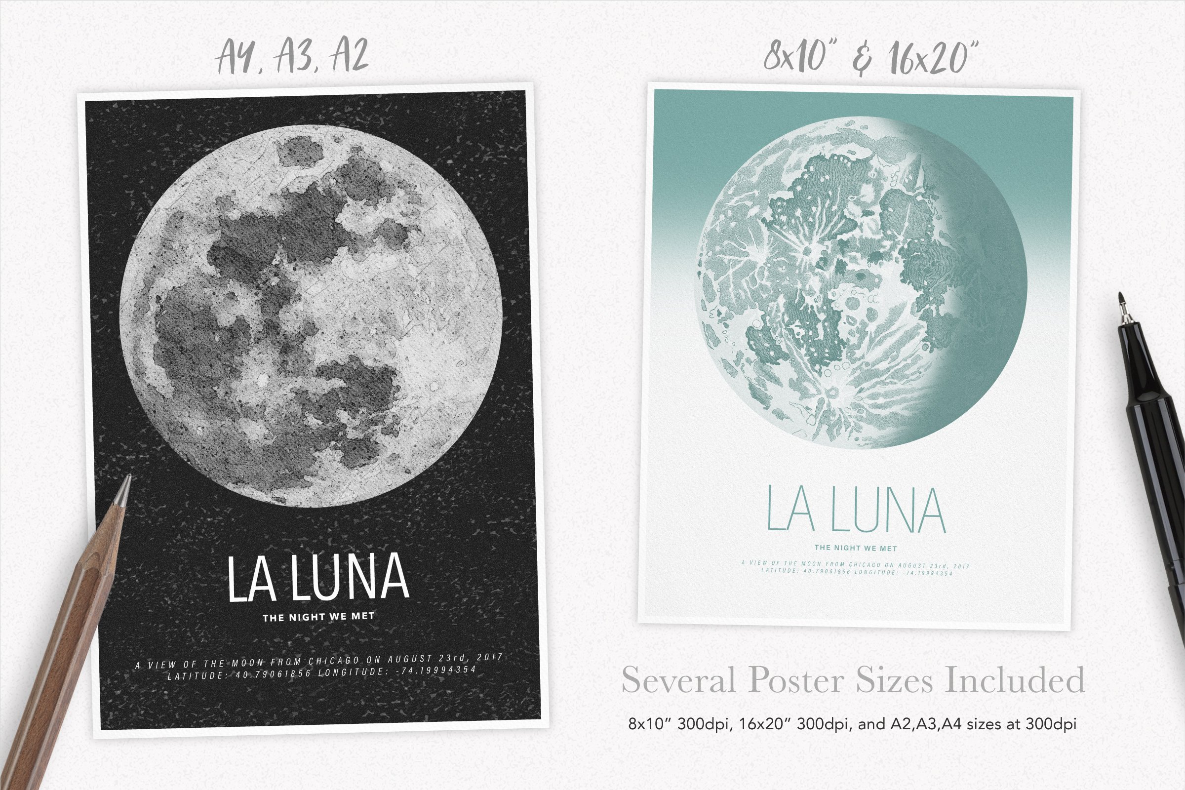 Lunar Phase Poster Creator
