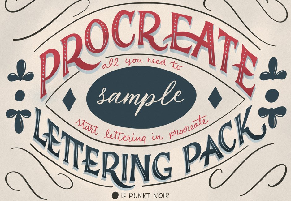 The Lettering Daily Freebie Brush Bundle