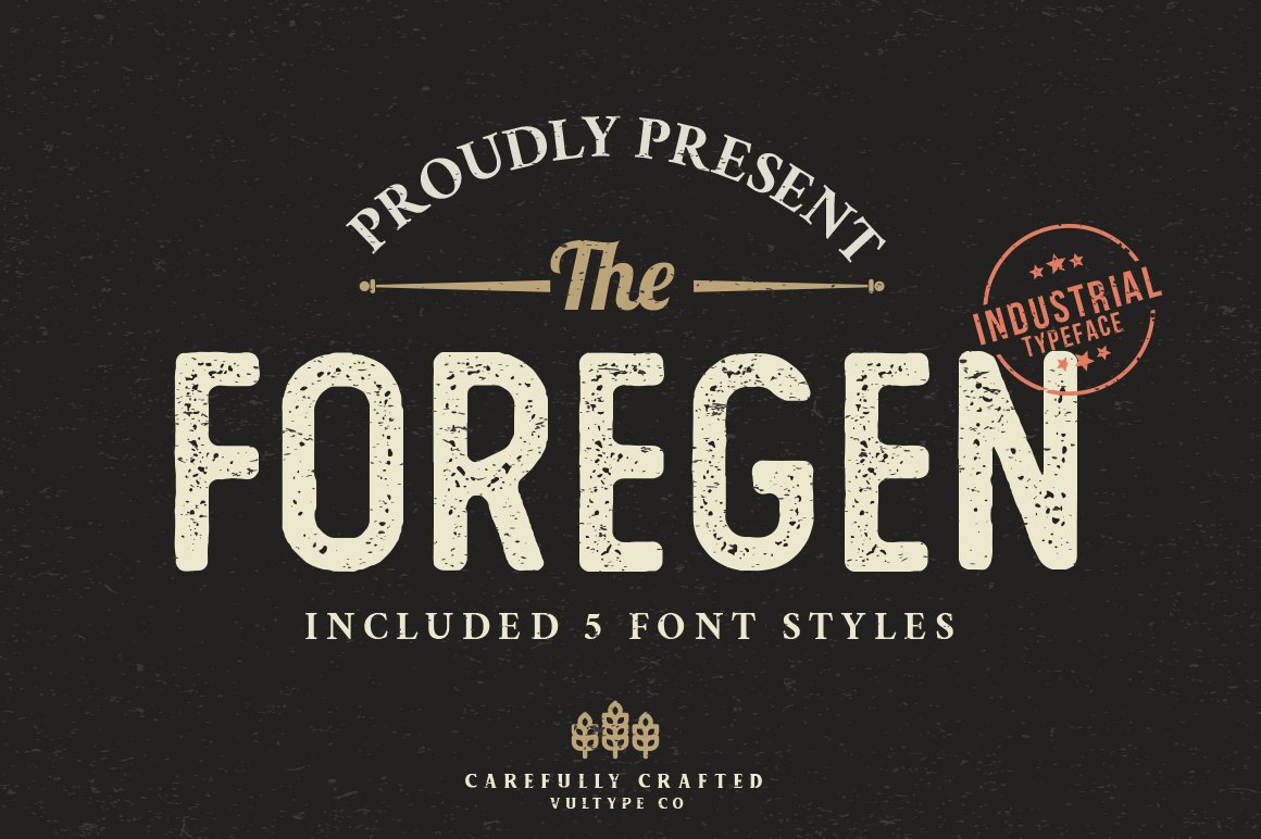 The Foregen - Vintage Sans Serif
