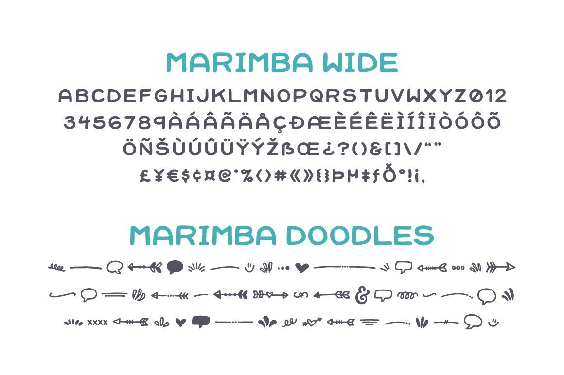 Marimba Font Duo