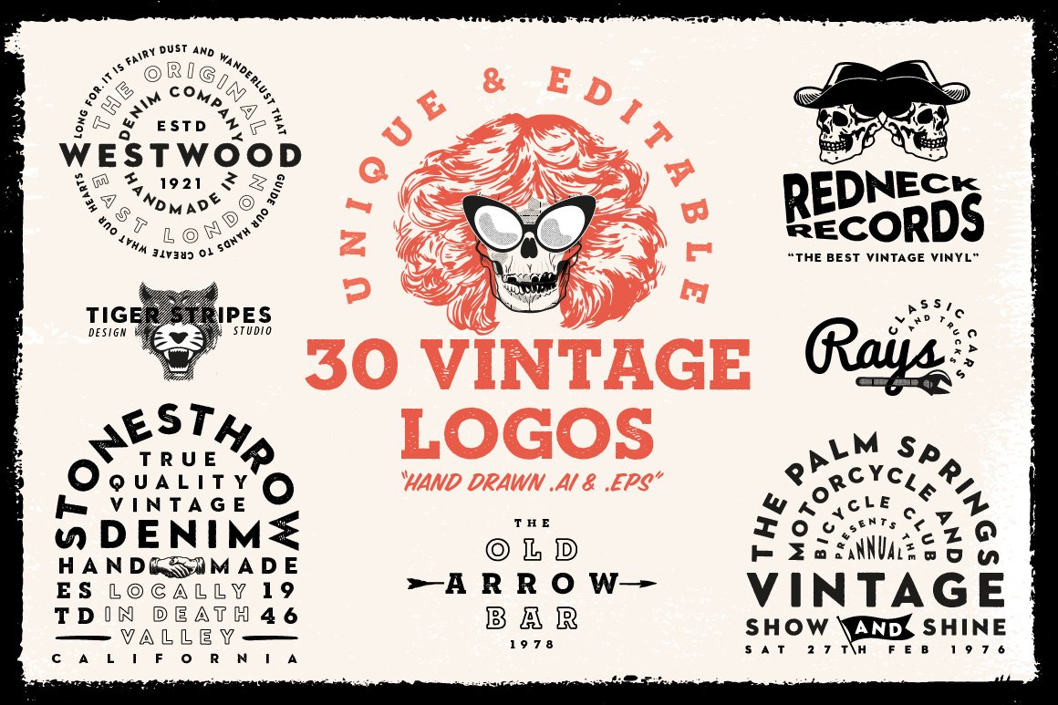 retro logo designs