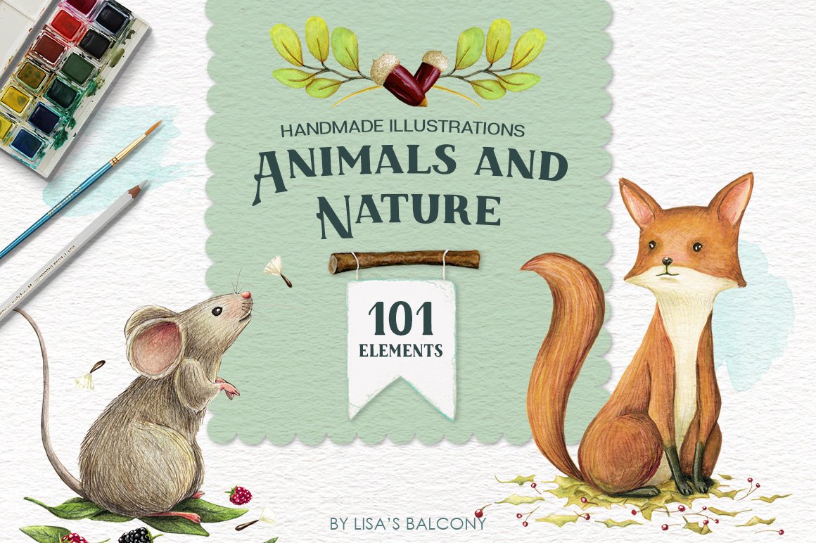Animals and Nature - Design Kit