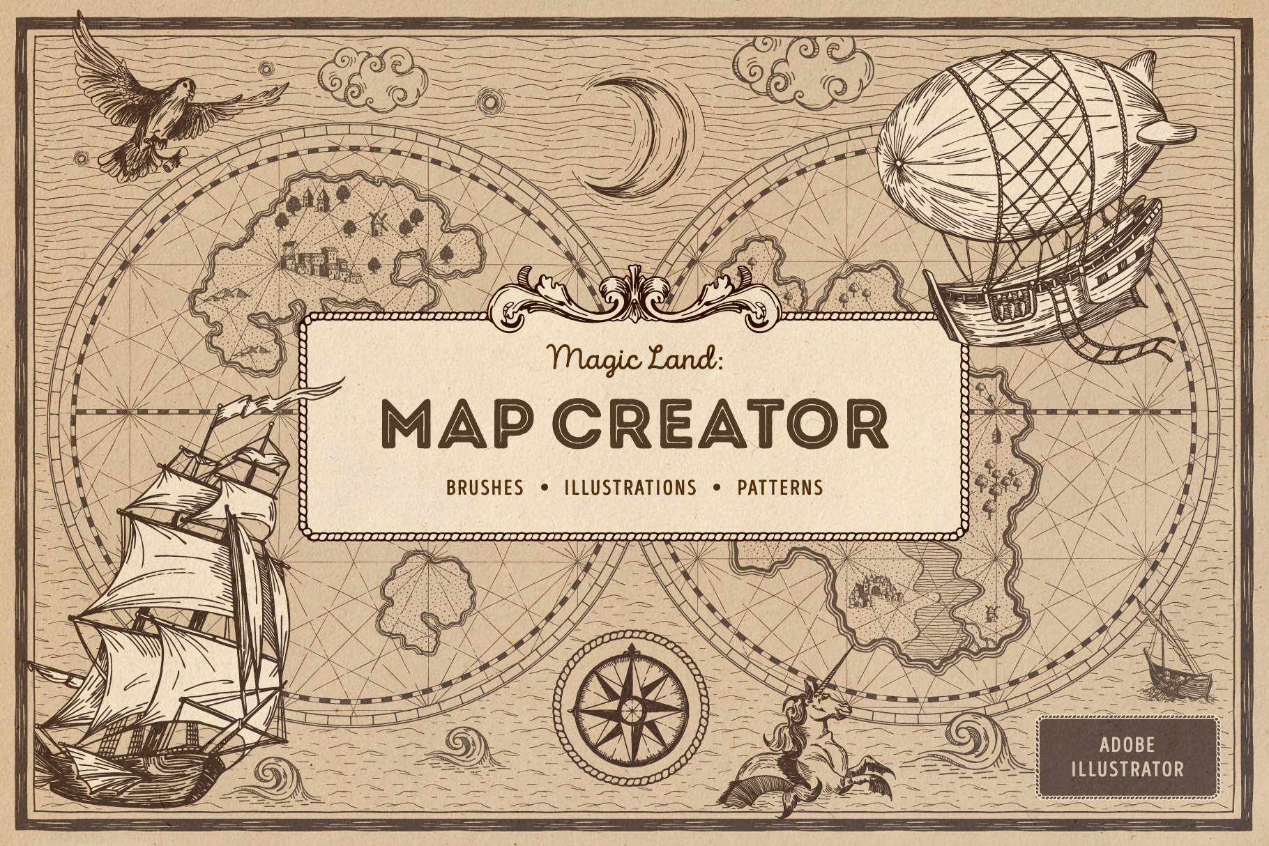 Magic Lands: Vintage Map Creator