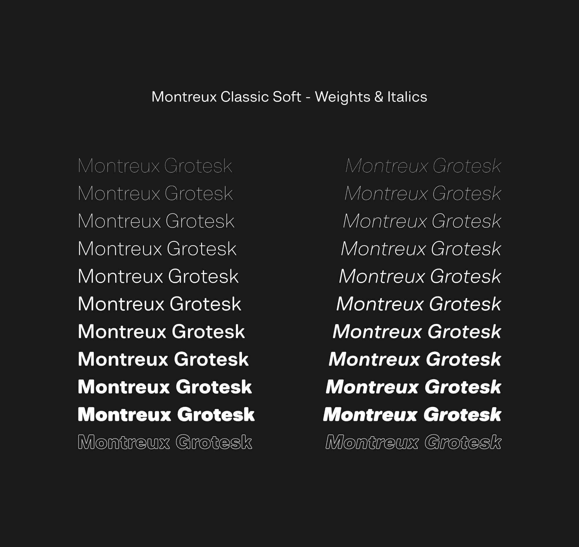 Montreux Grotesk