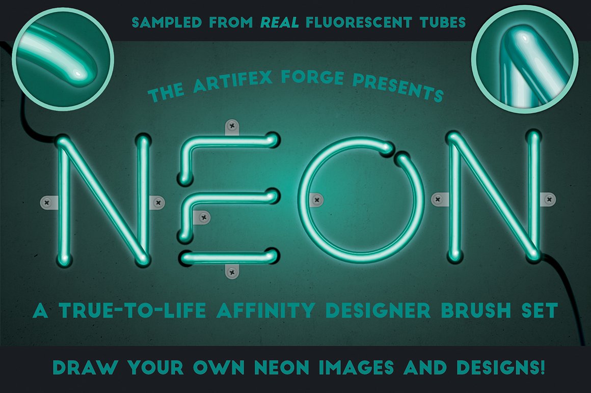 Neon Affinity Brushes