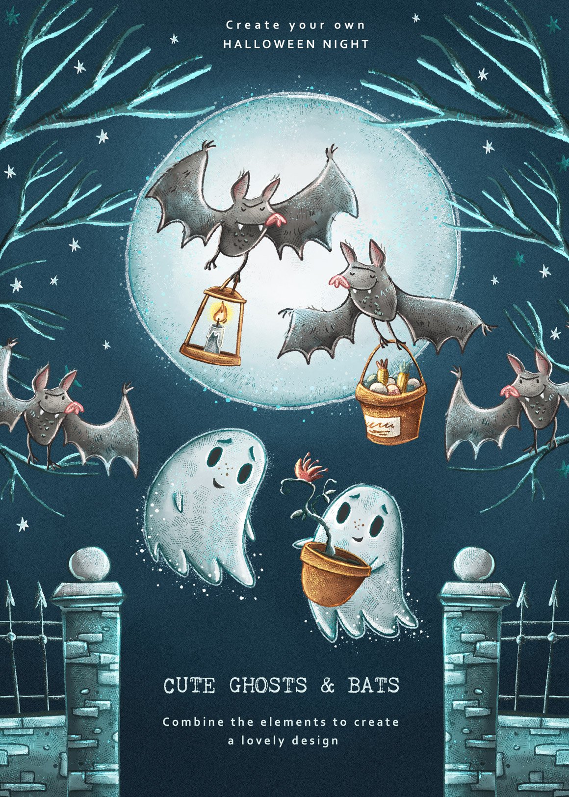 Spooky Night - Halloween Set