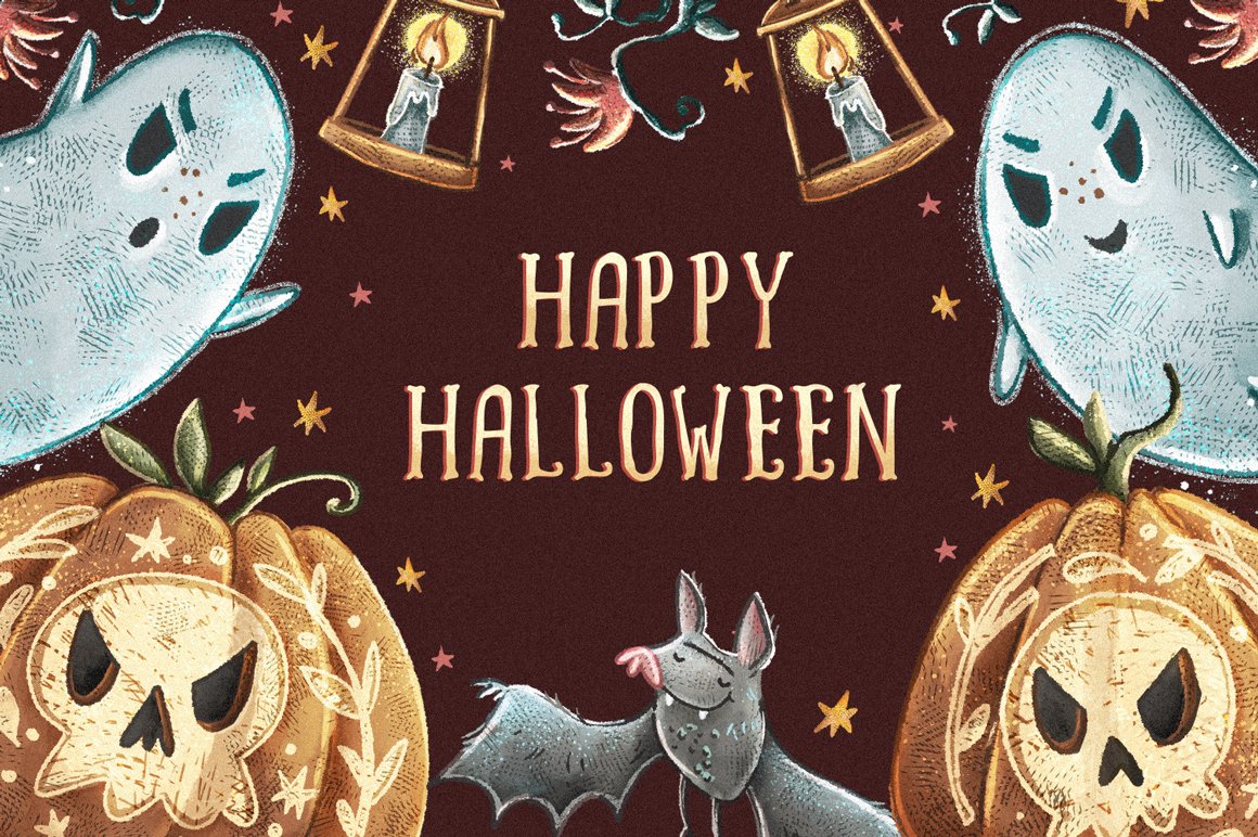 Spooky Night - Halloween Set
