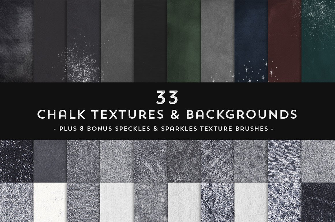 33 Chalk Textures and Backgrounds