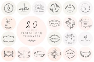 20 Floral Logo Templates