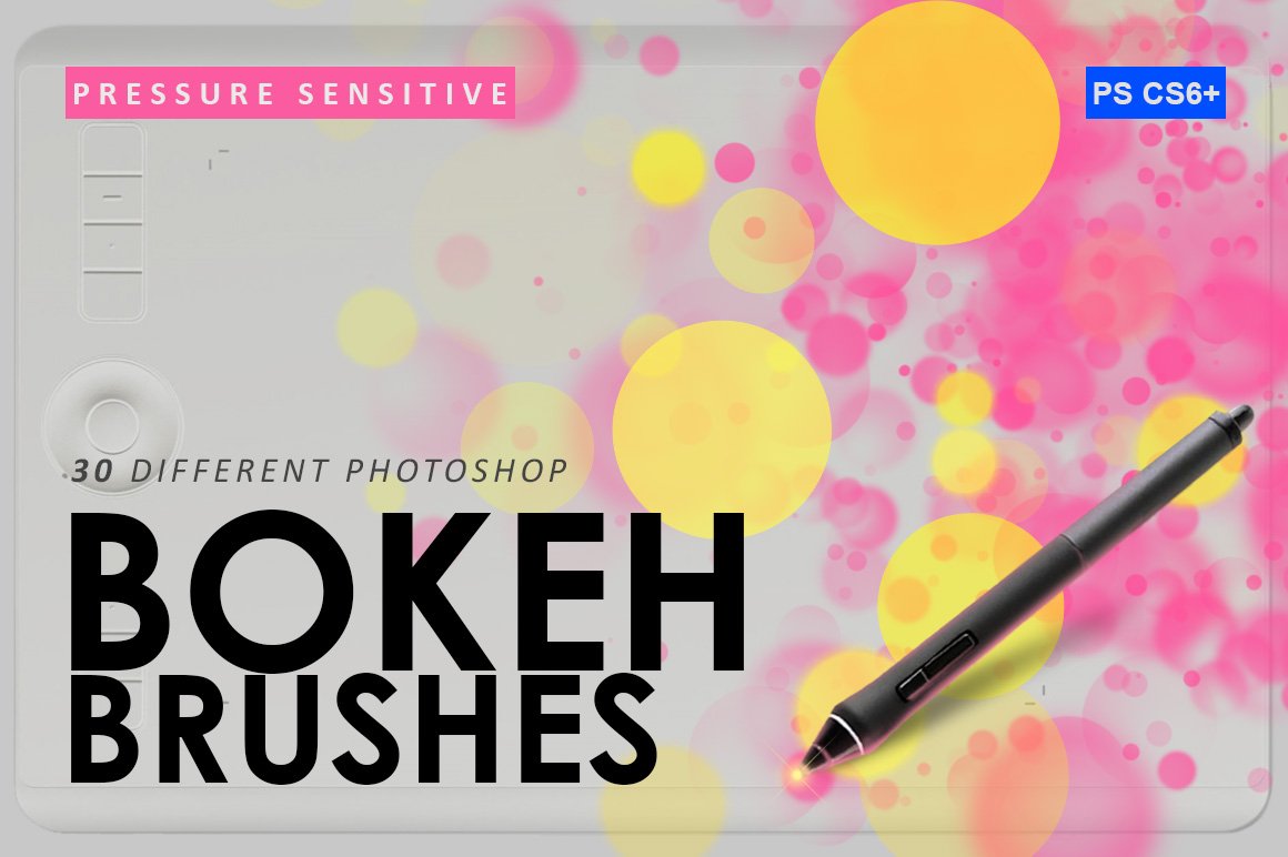 30 Bokeh Photoshop Brushes