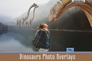 Dinosaurs Photo Overlays Pack