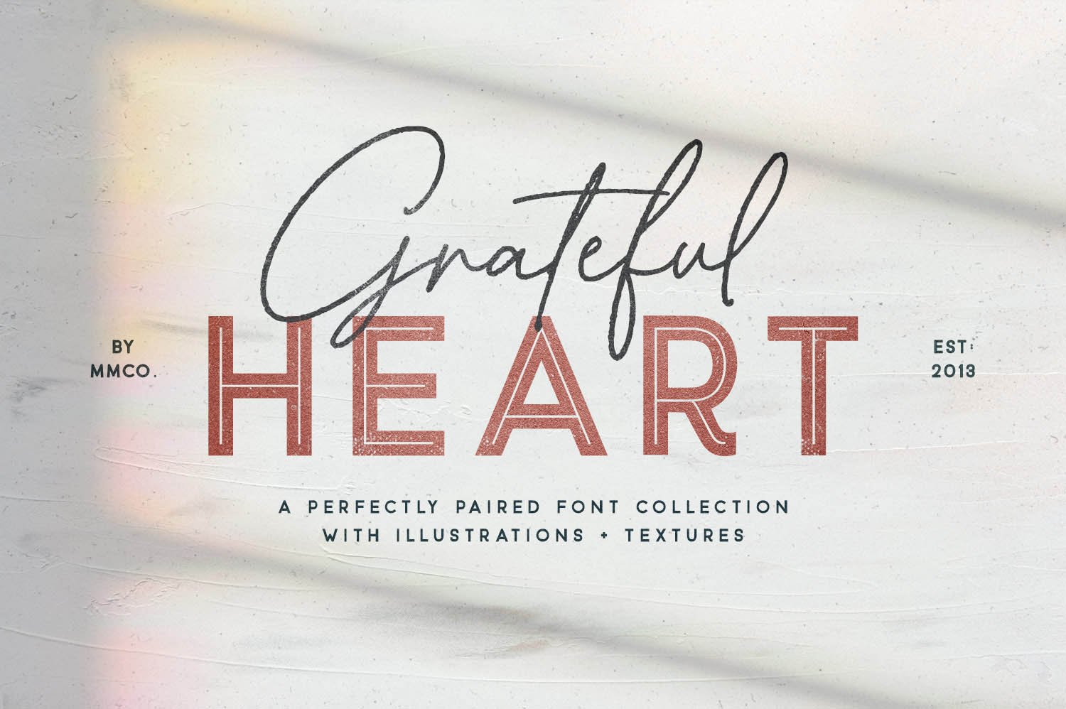 Greatful Heart Font Collection