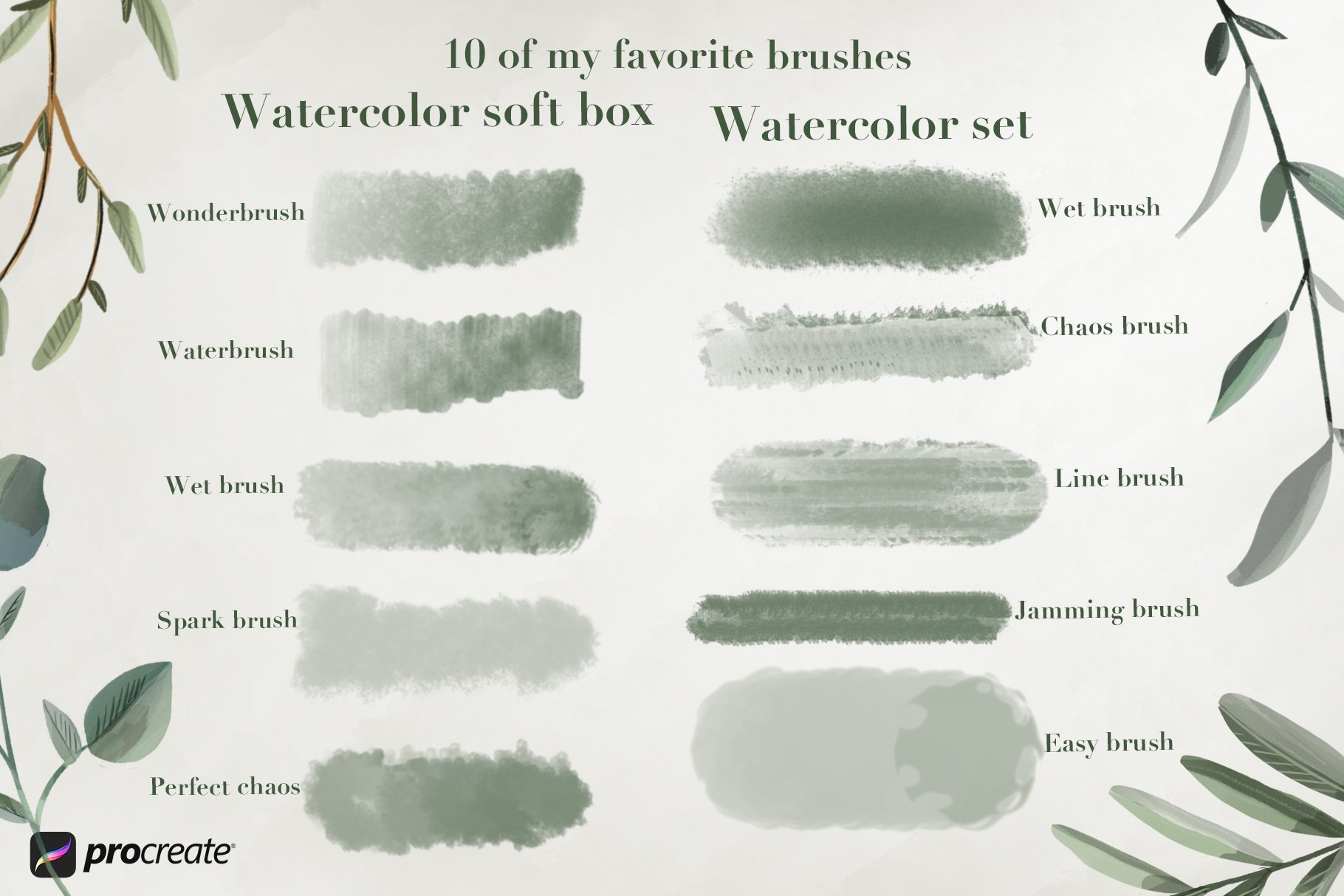 Aqua Studio Watercolor Brushes
