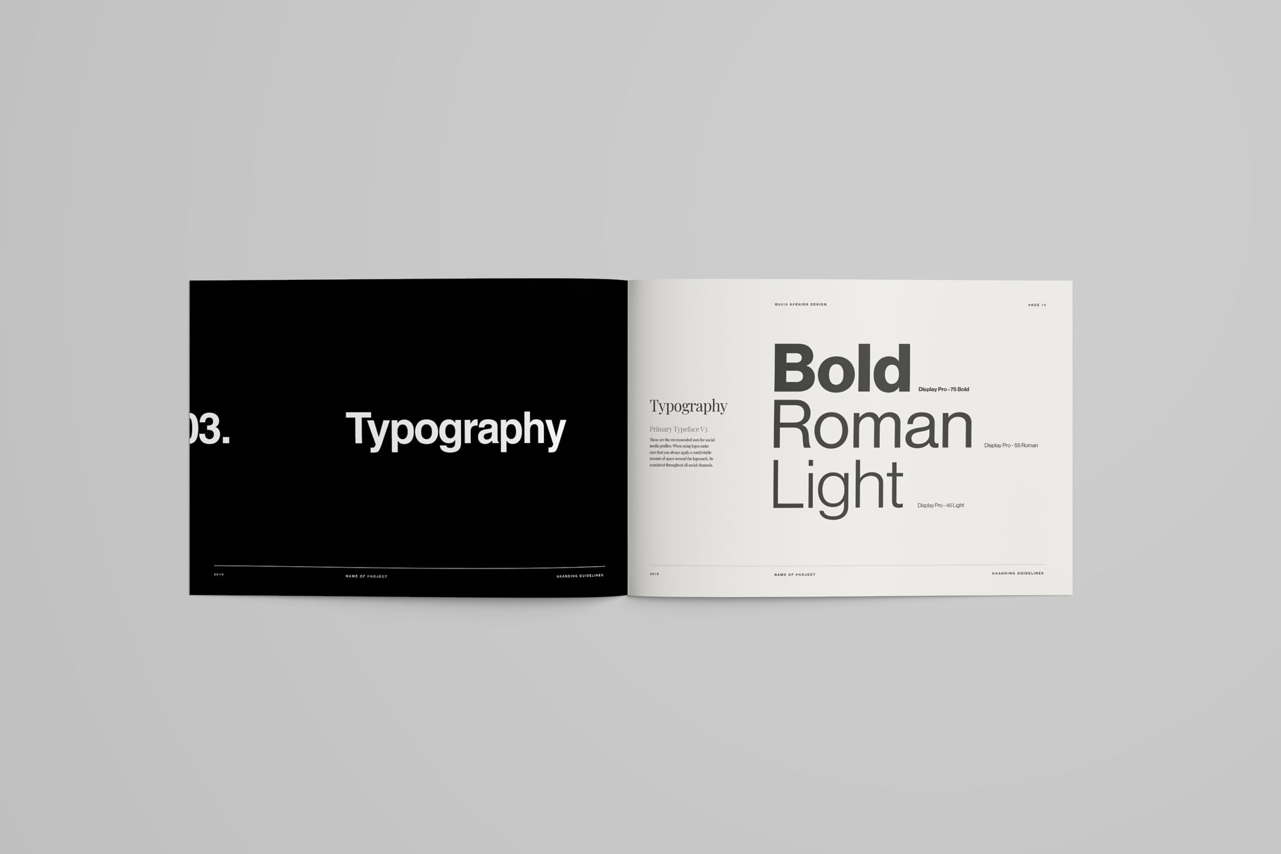 Minimal Brand Guidelines Template