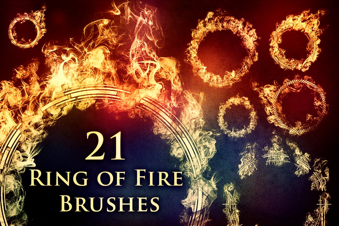 21 Ring Of Fire Brushes