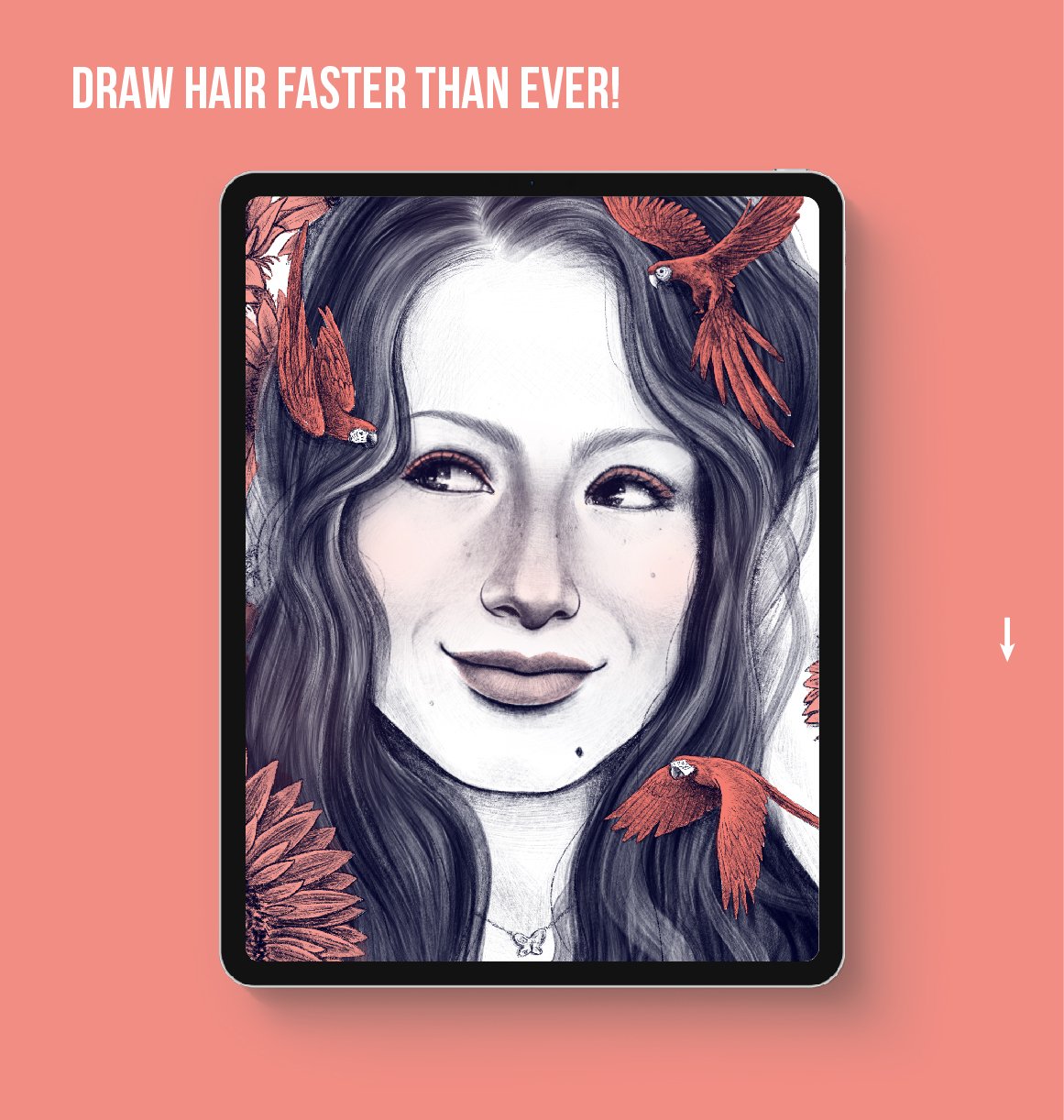 25 Hair Procreate Brushes for Every Hairstyle